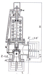 A48型高壓全啟式安全閥結(jié)構(gòu)圖 A48型高壓全啟式安全閥結(jié)構(gòu)圖